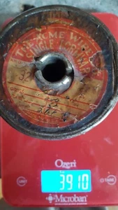 32 AWG SOLID BARE COPPER WIRE over 2.5 Lb. Spool - Picture 1 of 2