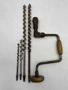 Irwin Drill Bit Brace Tool Wood Auger No. 260 - 17" Bit 11/16" - Picture 1 of 12