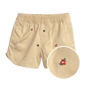 Gap Kids Pull On Embroidered Flower Shorts Dolphin cut Floral Girl SZ XXL 14/16 - Picture 1 of 7