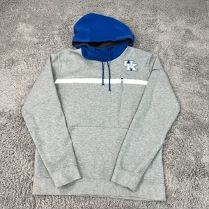 Nike Kentucky Wildcats Hoodie Mens Large Gray Sweatshirt Pocket NCAA - Picture 1 of 13