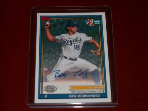 2021 Topps Pro Debut Auto Ben Hernandez - Image 1 of 1