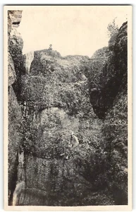 RPPC Gorge, Richardson Springs, CA Butte County 1914 Double Exposure Photo - Picture 1 of 2