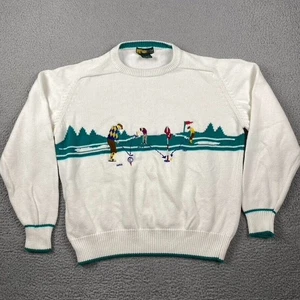 VTG Golden Bear By Jack Nicklaus Sweater Men's XL Crew Golfer Made Hong Kong - Picture 1 of 9