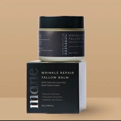 Mane Wrinkle Repair Tallow Balm 50g New Sealed RRP £70+ Mens Skincare - Image 1 of 4