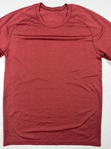 Lululemon Herren Medium Metal Vent Tech Kurzarm Shirt rot meliert Training - Bild 1 von 7
