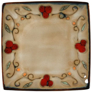Sango Jubilee Black Square Salad Plate 9072148 - Picture 1 of 1