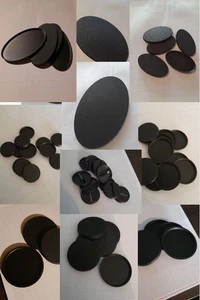 Bases Rund Oval für Tabletop Miniaturen Games Workshop AoS 40k Warhammer HdR - Bild 1 von 15