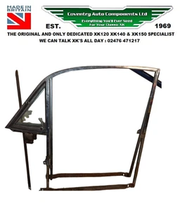 JAGUAR ORIGINAL USED XK140 FIXED HEAD COUPE DOOR WINDOW FRAMES. BD9991.  BD9992 - Picture 1 of 6
