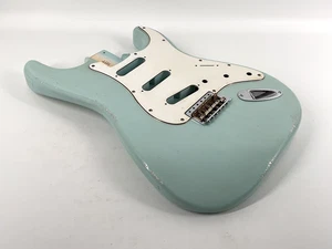 MJT Official Custom Vintage Aged Nitro Guitar Body Mark Jenny VTS Blue 3lbs9oz - Picture 1 of 11