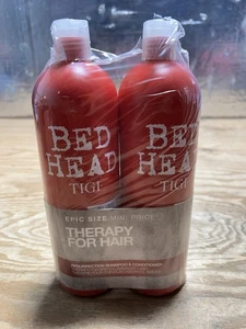 TIGI Bed Head Resurrection Shampoo/Balsamo Set 25,36 oz - Foto 1 di 8