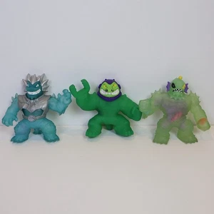 Goo Jit Zu Action Figure Lot x3 Heroes of Goo Jit Zu Monsters Moose Toys - Picture 1 of 13