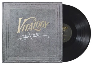 Eddie Vedder Pearl Jam Signed Vitalogy Album Cover W/ Vinyl Auto 10! BAS & JSA - Picture 1 of 7