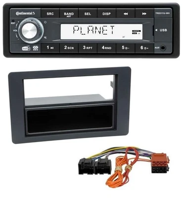 Continental MP3 AUX USB DAB 1DIN Autoradio für Saab 9.5 (ab 2005) - Bild 1 von 4