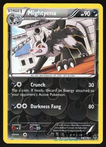 Mightyena - 54/119 - Rare Reverse Holo - Phantom Forces - Pokemon Card - Picture 1 of 2