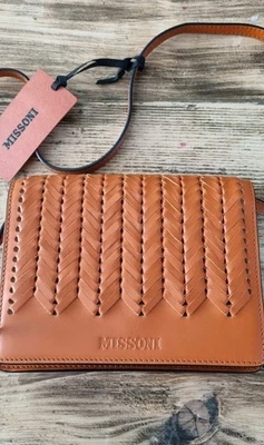 Missoni Leather Burnt Orange Brown Bag Small - Image 1 of 4