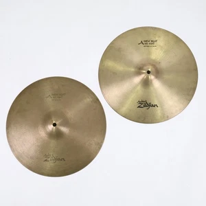 Zildjian [Used] Hi-hat Cymbal Pair ZILDJIAN A Zildjian NEW BEAT HIHAT Pair 14 - Picture 1 of 5