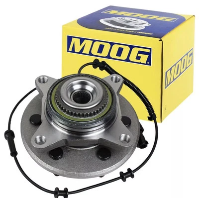 Rolamento de roda MOOG e conjunto de cubo 515046 para 4WD Ford F-150 2004-2005 com ABS - Imagem 1 de 3