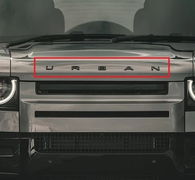 Gloss Black URBAN Bonnet Badge Suitable for Land Rover Models - Image 1 of 4