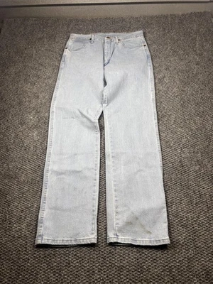 Wrangler Jeans Mens 33x32 Light Wash 13MWZ Cowboy Cut Original Fit Active Flex - Image 1 of 4