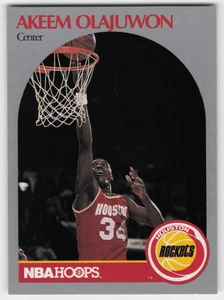 1990-91 Hoops #127 Akeem Olajuwon - Picture 1 of 2