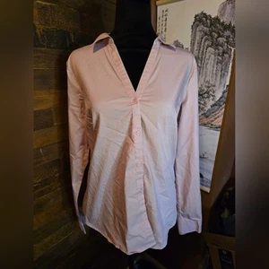 H&M M Blush Pink Button Down Shirt - Picture 1 of 3