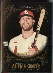 Dylan Carlson - 2021 Topps Allen & Ginter X Rookie #125 St. Louis Cardinals - Picture 1 of 2