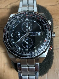 Citizen Independent Chronograph WR10BAR 41mm Men's Watch Used - Picture 1 of 9
