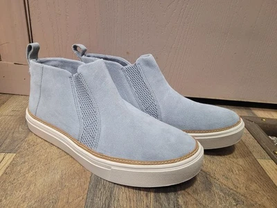 Zapatos TOMS para mujer talla 7,5 gris piedra gamuza Bryce zapatillas sin cordones al tobillo Foto 1 de 4