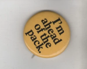 ITHistory (años 80) PIN: ESTOY POR DELANTE DEL PAQUETE - Imagen 1 de 1
