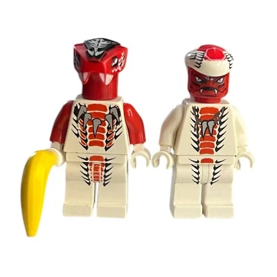 LEGO Snappa y Colmillo Suei Minifigura Serpientes (Lote de 2) Ninjago 9442 9442 Foto 1 de 4