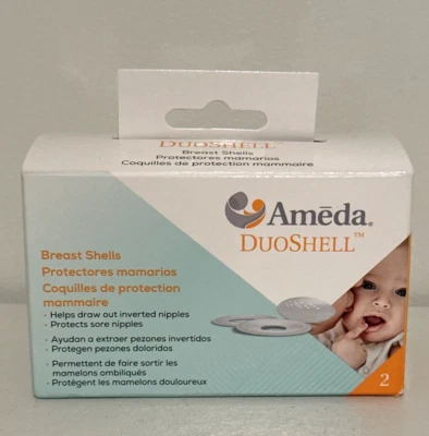 AMEDA DuoShell 17231M Cáscaras de pecho Protege y ayuda a extraer pezones invertidos Foto 1 de 4