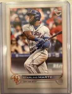 Starling Marte Topps 2022 Vintage Stock New York Mets /99 PWE SP US214 ⚾️ - Picture 1 of 2