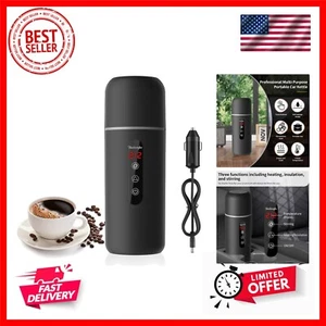 Travel Electric Kettle & Car Coffee Warmer12V/24V Portable Hot Water Heater w... - Picture 1 of 8