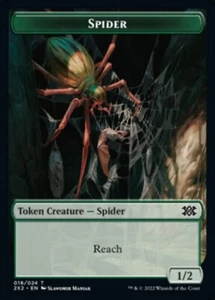 Spider (018) // Vampire (009) Token x1 1x FOIL Double Masters 2022 NM MTG - Picture 1 of 2