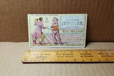 Vintage Victorian Boss Gold Watch Case Trade Card