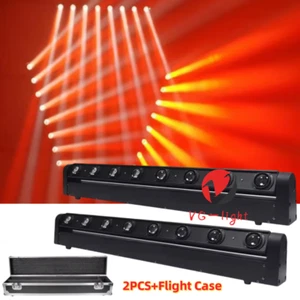 8 Eyes Beam Moving Light RGB Moving Head Beam Lights for Stage DJ Disco Party - Picture 1 of 13