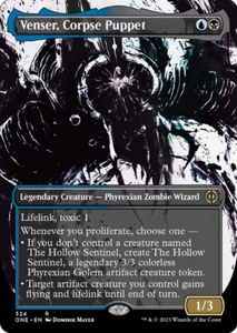 Venser, Corpse Puppet Borderless Ichor Phyrexia: All Will Be One MTG Rare - Picture 1 of 1