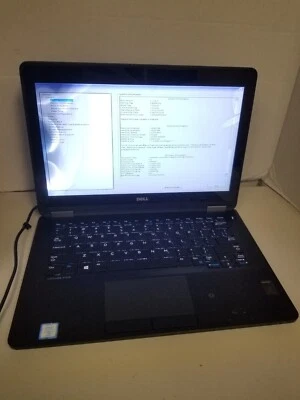 戴尔 Latitude E7270 酷睿 i7-6600U 2.60GHz 8GB RAM! 没有硬盘/操作系统! 屏幕问题! #69 — 第 1/4 张图片