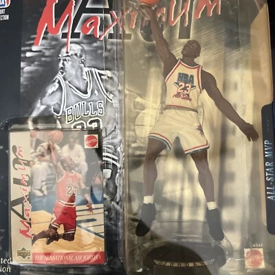 Pegatina de error Michael Jordan Mattel Maximum Air 1996 All-Star MVP incorrecta Foto 1 de 4