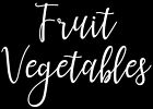 Fruit and Vegetables - Vinyl Sticker Decal Labels for Jars, Containers, Storage