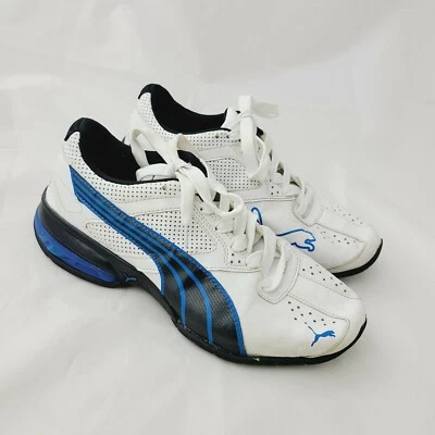 Zapatillas Puma Tazon 5 NM V Niños Talla 4.5 Blanco Azul Zapatos Foto 1 de 4
