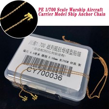 2020 PE 1/700 Scale Warship Aircraft Carrier Model Ship Anchor Chains CY700036