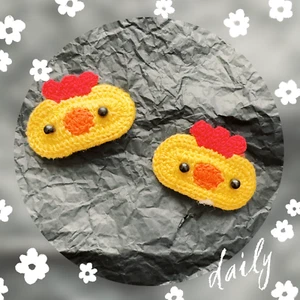 Adorable Animal-Themed Knit Hair Clips Set of 2 Perfect for Babies & Kids GIft - Picture 1 of 14