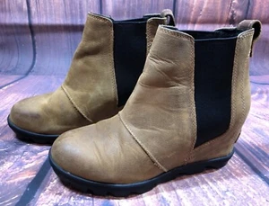 Sorel Joan of Arctic Chelsea II Wedge Booties Boots NL3493 Womens 7 (a8L) - Picture 1 of 10