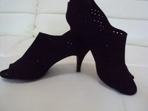 STYLE & CO WILDLEDER ABSATZSCHUHE DAMEN, GRÖSSE 7,5 US SCHWARZ - Bild 1 von 5