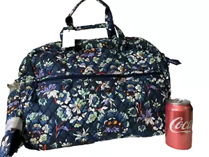 Vera Bradley Floral Bursts Medium TRAVELER Carry-on Travel Luggage Overnight - Picture 1 of 10