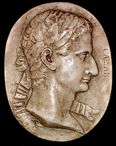 Sculpture Julius Caesar Bust Art Roman Emperor Home Garden Decor Figurine Wall - Picture 1 of 2