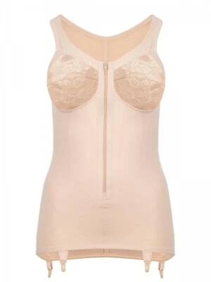 SUSA ❤ Corsetto 6452 ❤ senza ferretto con zip 80-115, pelle B-D