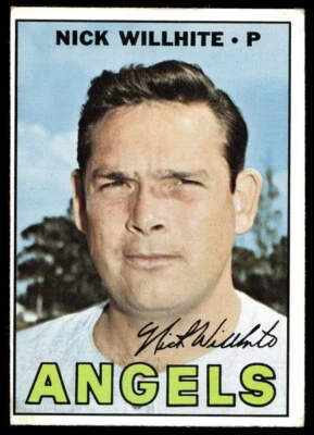1967 Topps #249 Nick Willhite California Angels VG-VGEX - Image 1 of 2