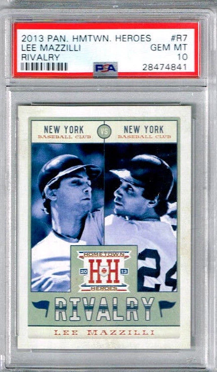 2013 Panini Hometown Heroes Lee Mazzilli Rivalry Gem Mint PSA 10 - Image 1 of 2